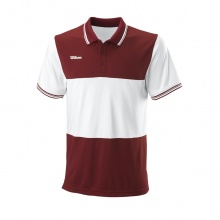 Wilson Tennis Polo Team II weinrot/weiss Herren